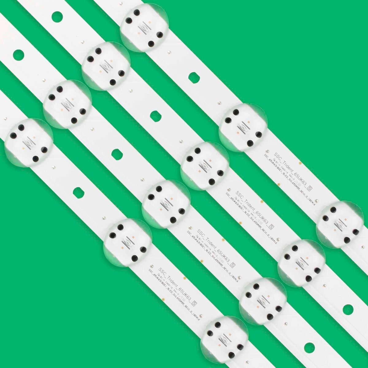 KIT TIRAS DE LED para LG 65UM6900PUA 65UK6300 65UK6470PLC 65UK6400PLF 65UK6300PUE 65uk6300PLB EAV64013801 EAV64013802 EAV63993002 - Imagen 3