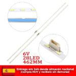 TIRAS LED SAMSUNG 43" UE43NU7095U UE43RU7170 UE43NU7020K UE43RU7105K UE43NU7100 43NU7100 UE43UN7020 UE43RU7102K UE43RU7120