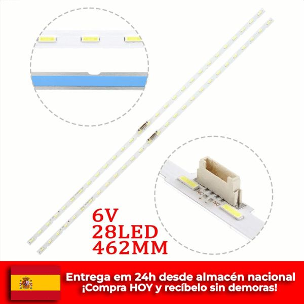 TIRAS LED SAMSUNG 43" UE43NU7095U UE43RU7170 UE43NU7020K UE43RU7105K UE43NU7100 43NU7100 UE43UN7020 UE43RU7102K UE43RU7120