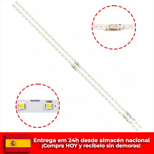 TIRAS LED SAMSUNG 49" 49NU7100 UN49NU7100 UE49NU7100 UN49NU7100AG UN49NU7100G UN49NU7300 UE49NU7300U UE49NU7170U BN61-15483A