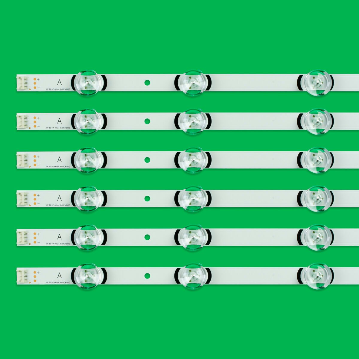 KIT TIRAS DE LED para LG 60LF6090 60LB7100 60LB6000B 60LB6100 60LY340C 60GB580V 60LY340V 60LB860V 60LB650V 60LB6300 60LB5900 - Imagen 2