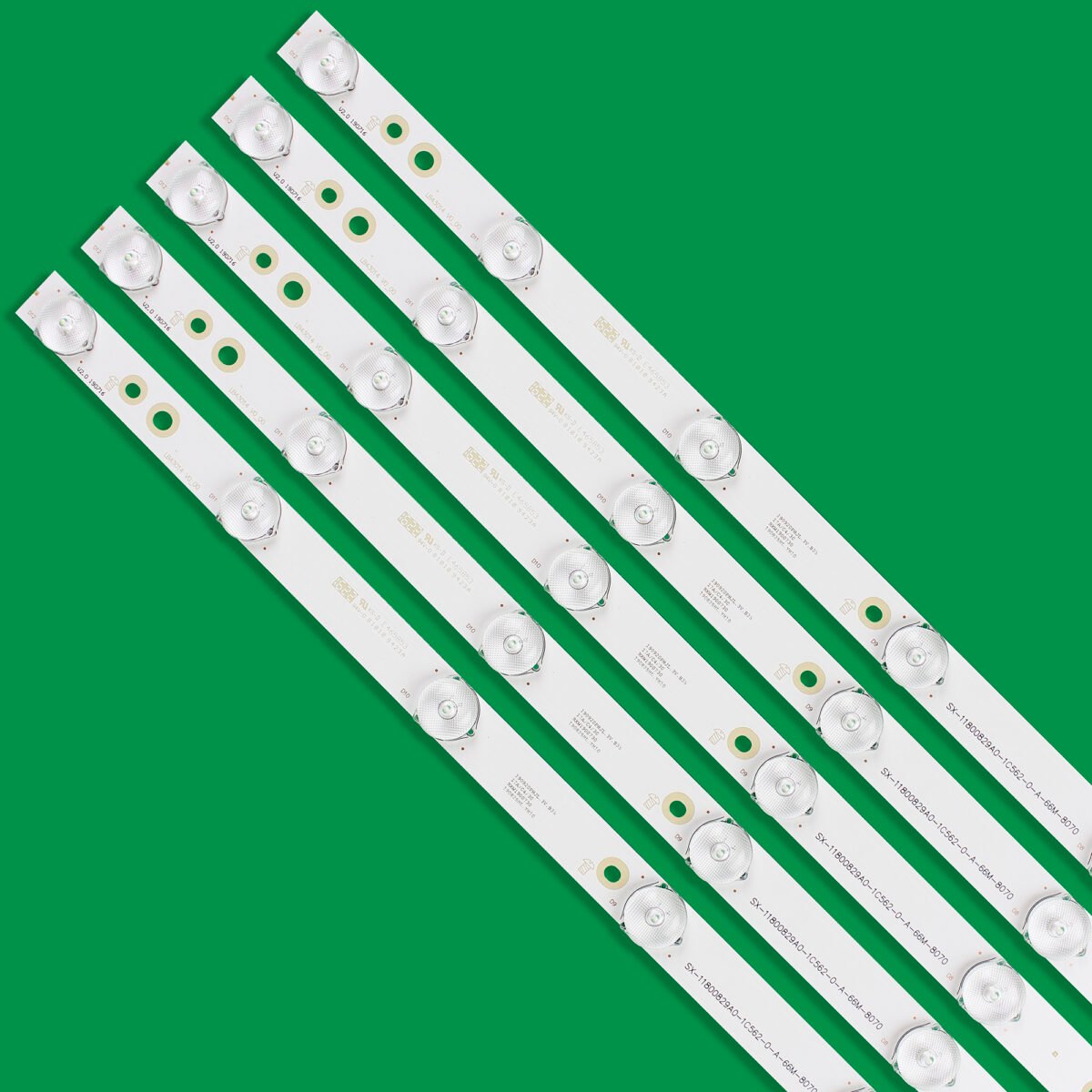 KIT TIRAS DE LED para GJ-2K16-430-D512-V4 43PUT6101 43PUS6551 43PUS6401 LB43014 V0 _ 00 43PUS6501 43PUS6101 43PUS6201 43PUH6101 43PUS7202 - Imagen 2