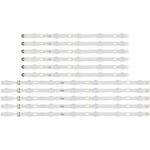 KIT TIRAS DE LED para UN49MU6500, UE49MU6120, UE49MU6200, UN49KU6500, UN49MU6300, UE49MU6100, UE49MU6100, UE49KU6100, BN96-40633A