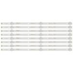 KIT TIRAS DE LED para 4708-K43WDC-A3113N11 3 LE43E6850 K430WDC1 L43E6800 43HFF5952/T3 43PFS4012/12 43L1600C 43PFF3012/T3