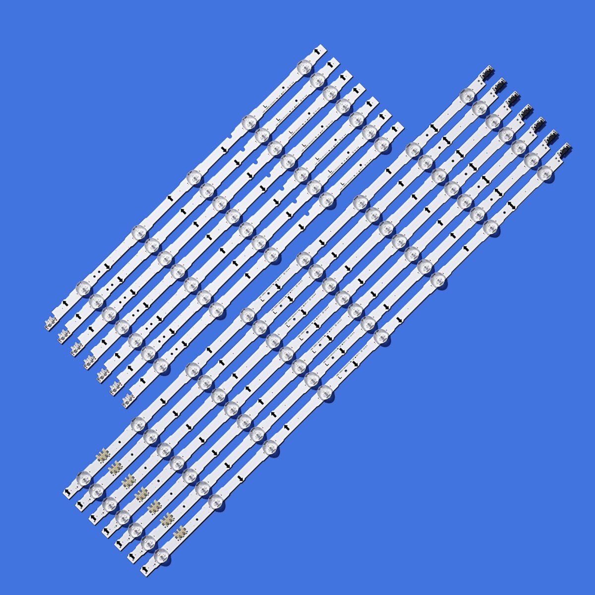 KIT TIRAS DE LED para UE60J6200AW UE60H6300 UE60J6240AK UE60H6270 UE60J6240 UE60H6250 UE60H6200 BN96-30433A HG60ND470 - Imagen 2