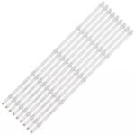 KIT TIRAS DE LED para K55DLY8US KROMS KS5500SM4K PROSCAN PLED5544U RCA RNSMU5545 HV550QUB-F5A HRS_SQY55D3_5X9_2W_MCPCB AE0110490