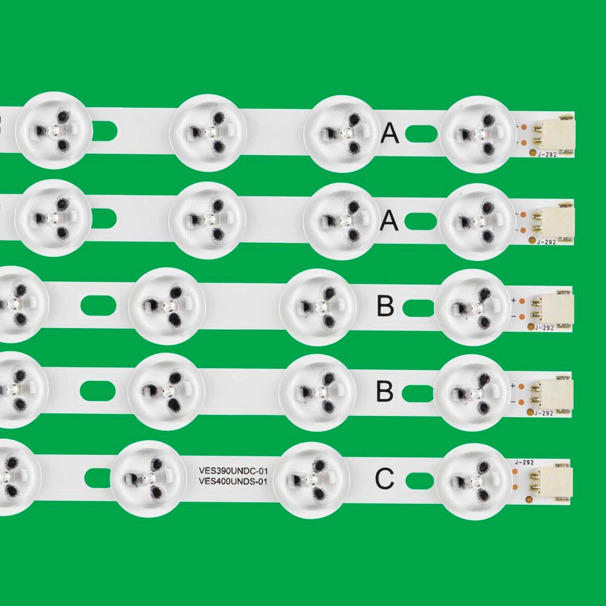 KIT TIRAS DE LED para VES390UNDC-01 VES400UNDS-02 39PF3025D 39FHD-CNOV LC-39LD145K - Imagen 2