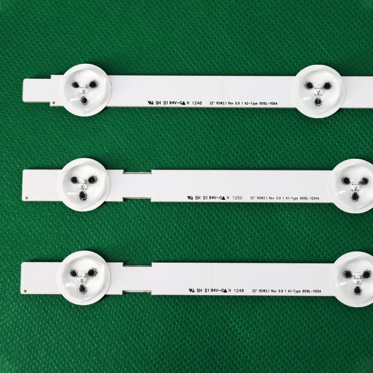 KIT TIRAS DE LED para TV LG 32'' 6916L-1295A 6916L-1426A 1437A 32LN520B 6916L-1106A 6916L-1105A 32LN570V 32LN545B 32LN5180 - Imagen 5