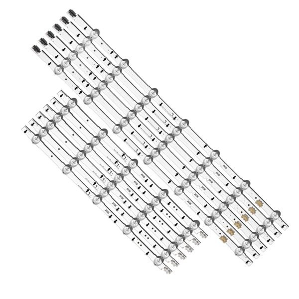 KIT TIRAS DE LED para UE55H6400, UE55J5510, UE55J5200, UE55J5600, UE55J6300, UE55H6350, UE55H6670, 2014SVS55, 3228, D4GE-550DCA-R3