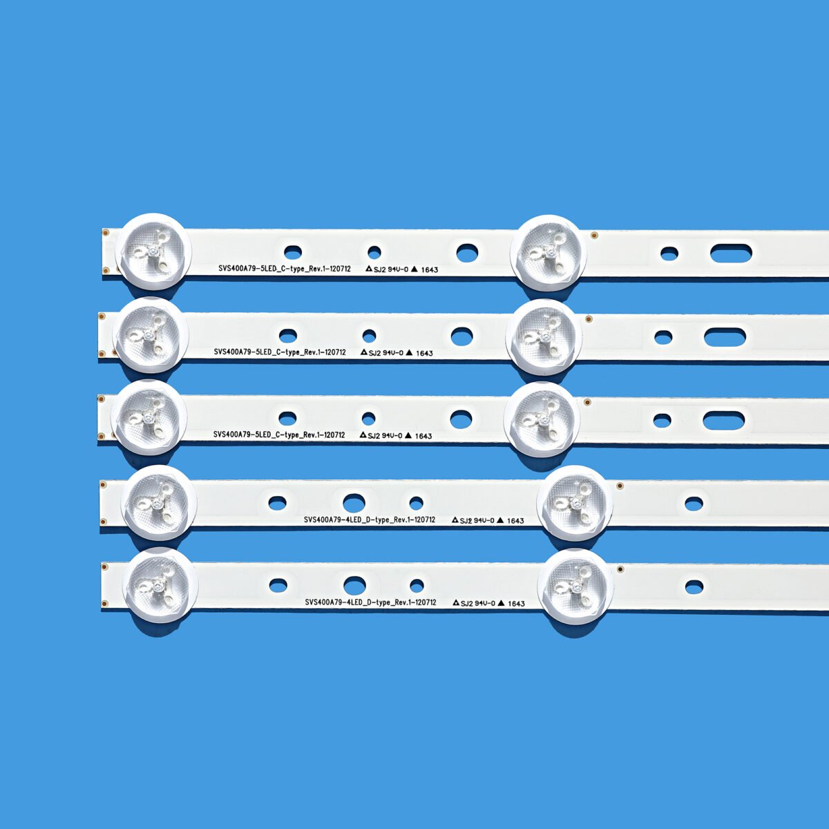 KIT TIRAS DE LED para 40" SVS400A73 40D1333B 40L1333B 40PFL3208T LTA400HM23 SVS400A79 40PFL3108T/60 40VLE5322B 40VLE5324 - Imagen 4