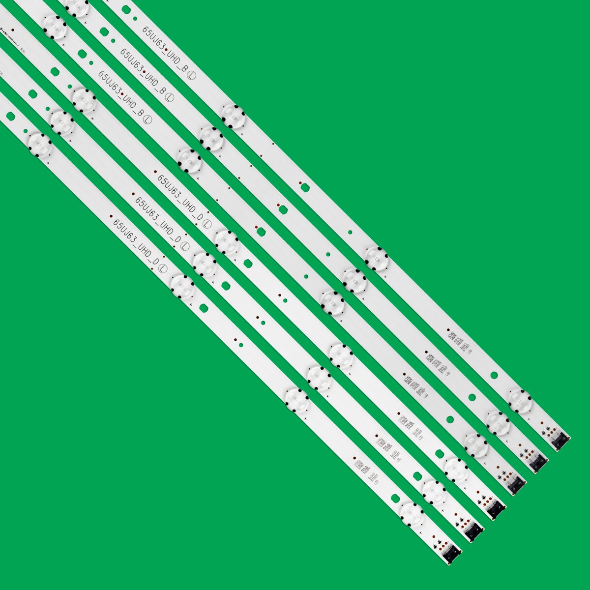 KIT TIRAS DE LED para LG 65UJ5500 10 65UJ630V 65UJ6309 65UJ651V 65UJ635V 65UJ6307 65UJ670V 65UJ6350 SSC_65UJ63_UHD_B 65UJ6300 - Imagen 4