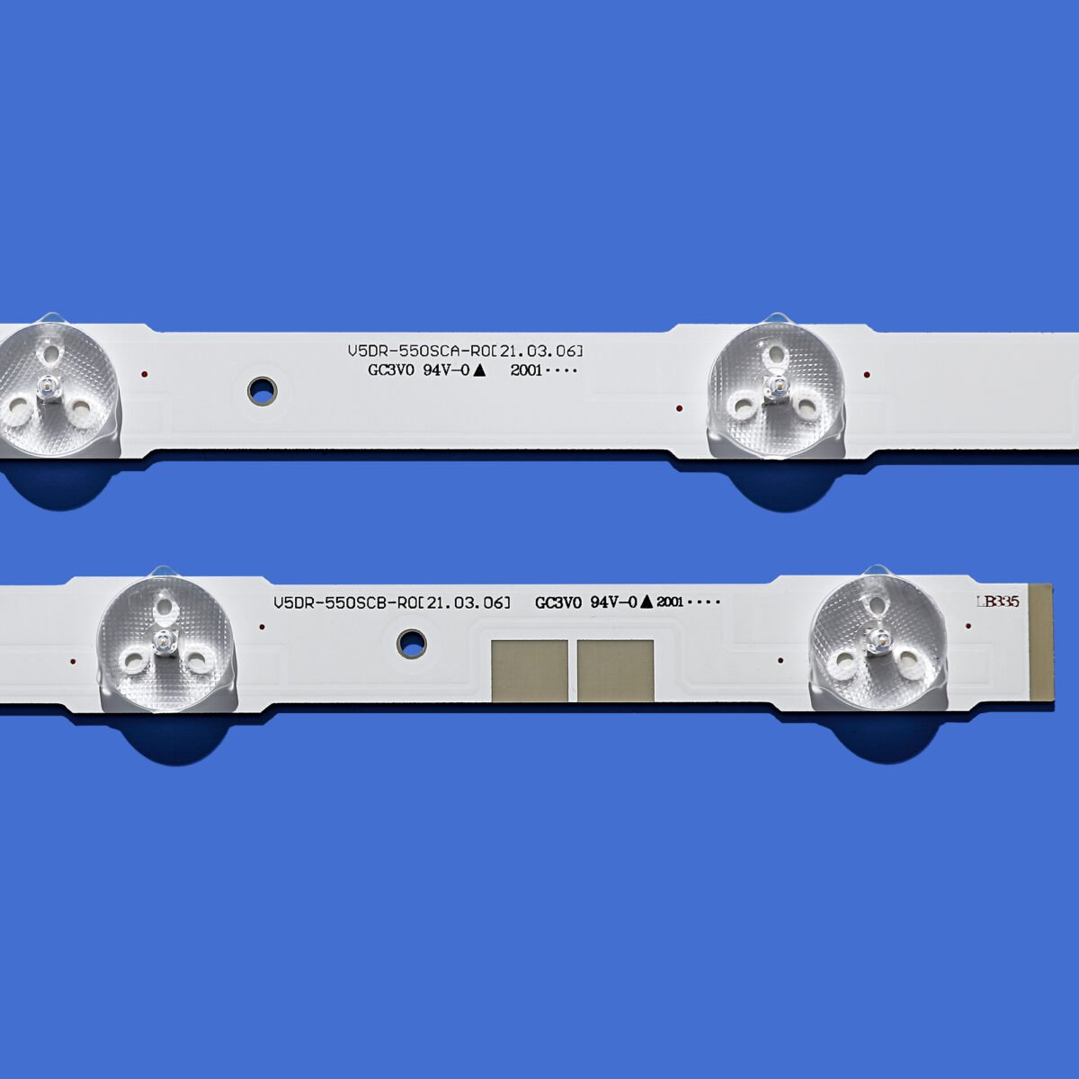 KIT TIRAS DE LED para SAMSUNG UA55JS7200 UE55JU6800 UE55JU6850 UE55JU6870U - Imagen 3