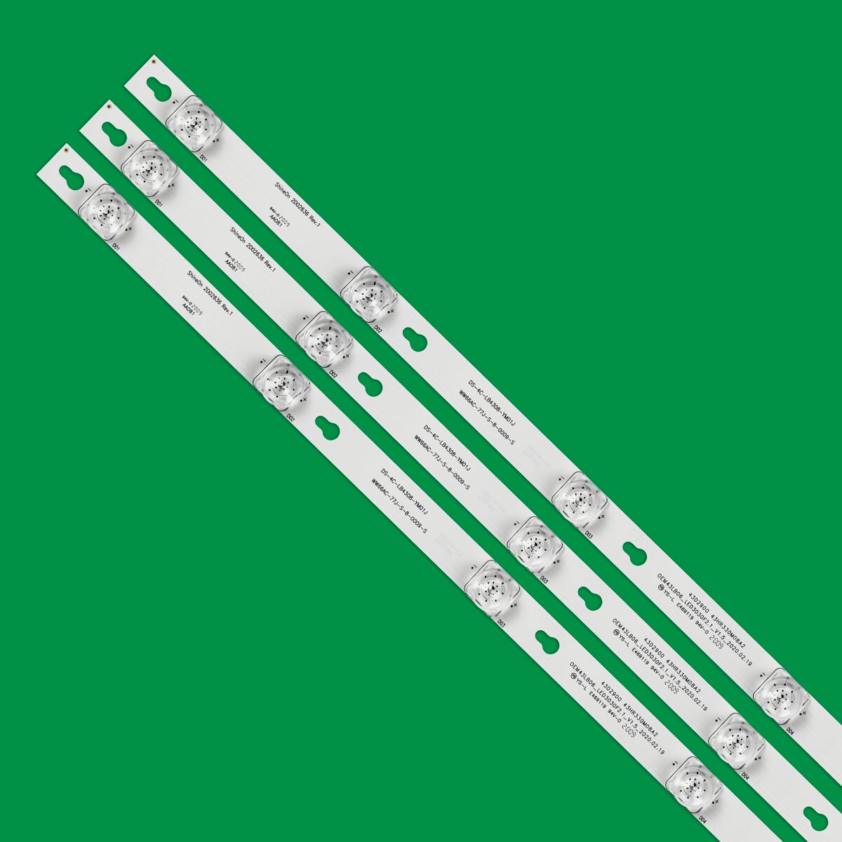 KIT TIRAS DE LED para 43UC6306 43UC6406 43U67EBC OEM46LB06 43UC6316 43UC6326 43UD6206W 43UD6236W 43UT6006 43UV6206W - Imagen 4