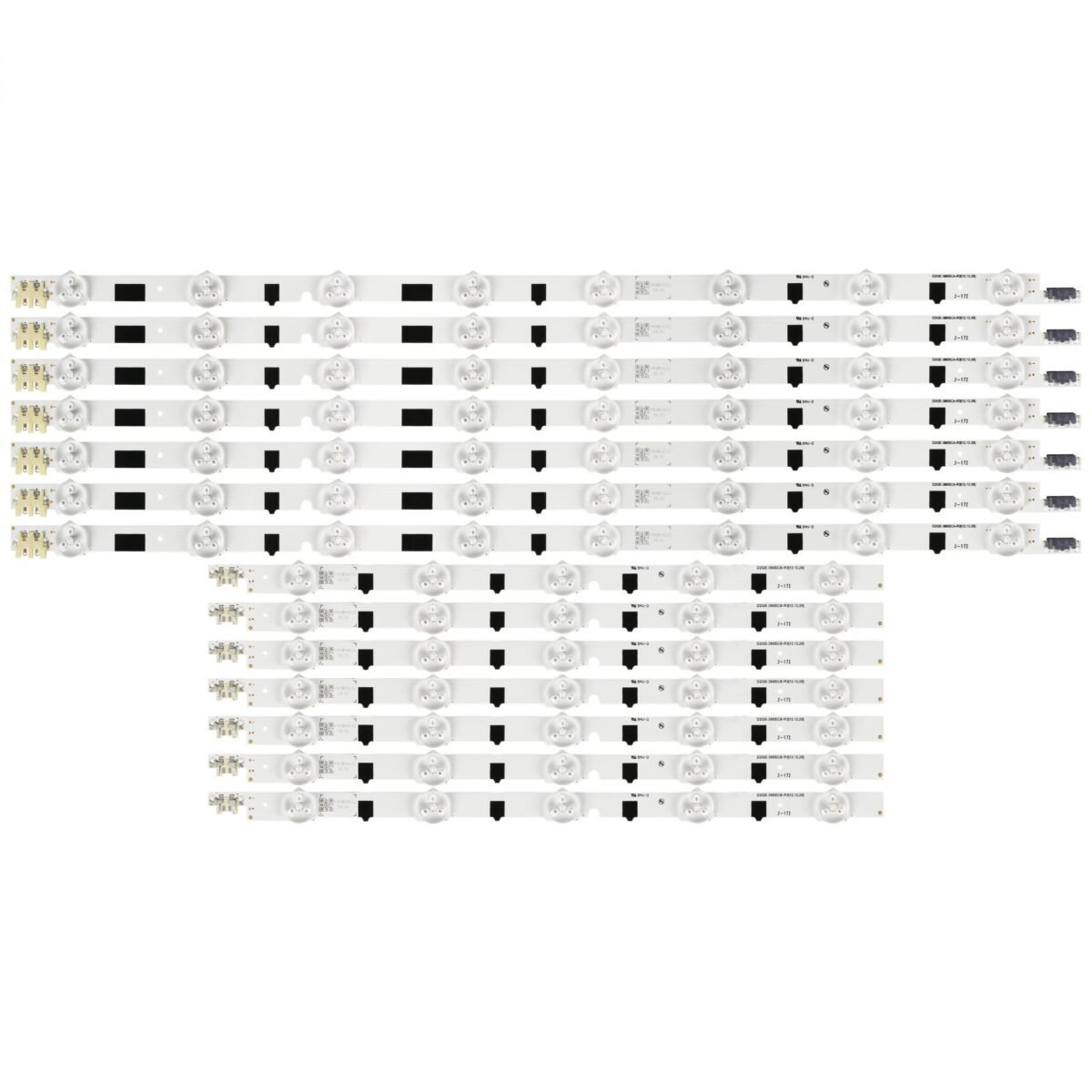 KIT TIRAS DE LED para Samsung 39" D2GE-390SCA-R3 UE39F5000 UA39F500 UA39F5088AR UE39F5370