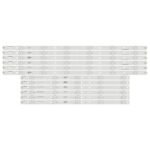 KIT TIRAS DE LED para LE50U7876 TPT500DK GJ-2K15-D2P5-500-D612 V3 R 50PUF6061/12/T3 50PUH6300/12 50PUH6400/88 50PUT6400/60 50PUK6400