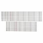 KIT TIRAS DE LED para UA60KU6000W UN60KU6300 UE60JU6000 UE60KU6000 V5DU-600DCA 600DCB-R1 BN96-39663A