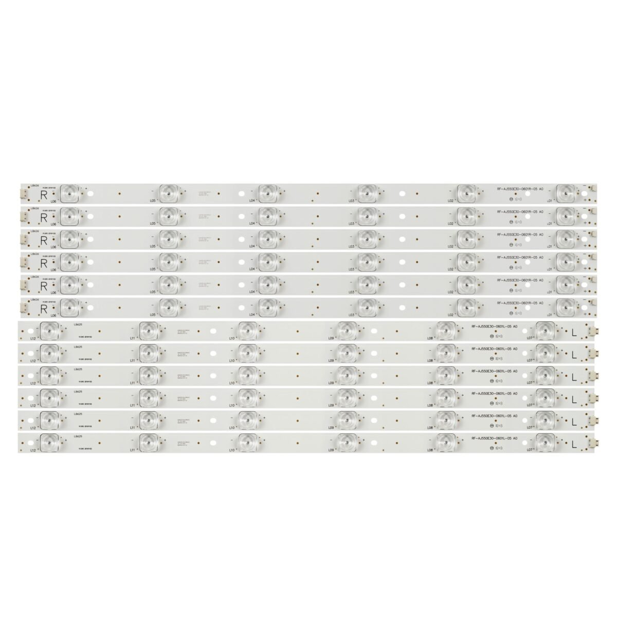 KIT TIRAS DE LED para Sharp LC-55CFE6241K LC-55CFE6241E 55CUF8462ES LC-55CUF8472ES LC-55CUF8372ES 55CUF8372KS LC-55CFE6452E 55CUG8462ES