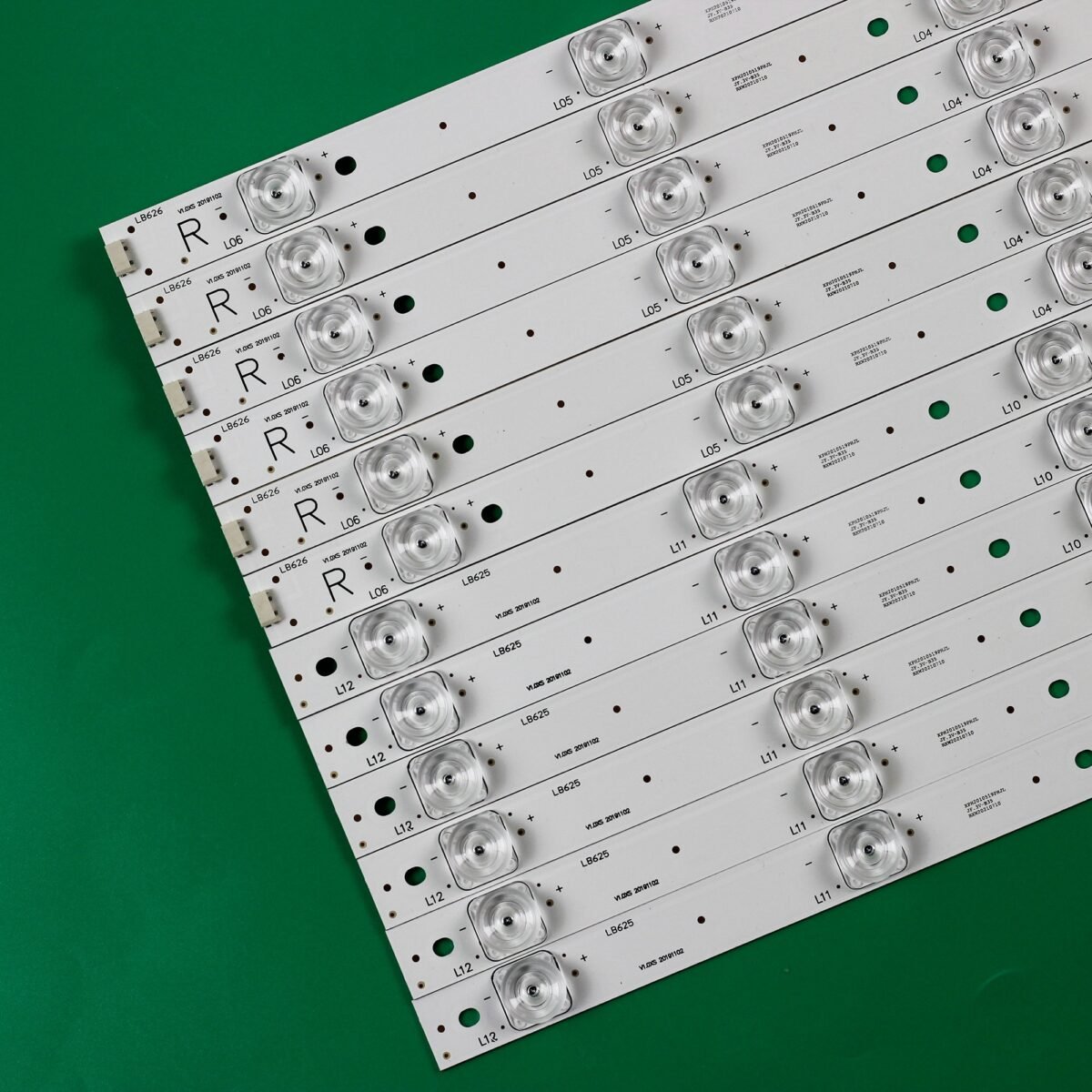 KIT TIRAS DE LED para Sharp LC-55CFE6241K LC-55CFE6241E 55CUF8462ES LC-55CUF8472ES LC-55CUF8372ES 55CUF8372KS LC-55CFE6452E 55CUG8462ES - Imagen 3