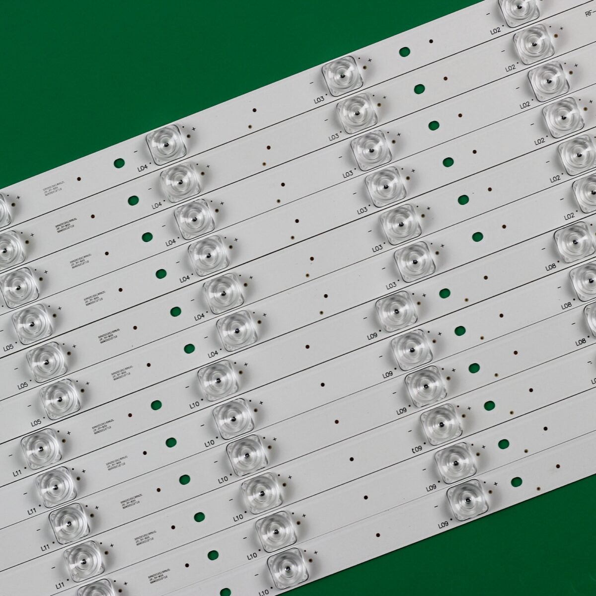 KIT TIRAS DE LED para Sharp LC-55CFE6241K LC-55CFE6241E 55CUF8462ES LC-55CUF8472ES LC-55CUF8372ES 55CUF8372KS LC-55CFE6452E 55CUG8462ES - Imagen 2