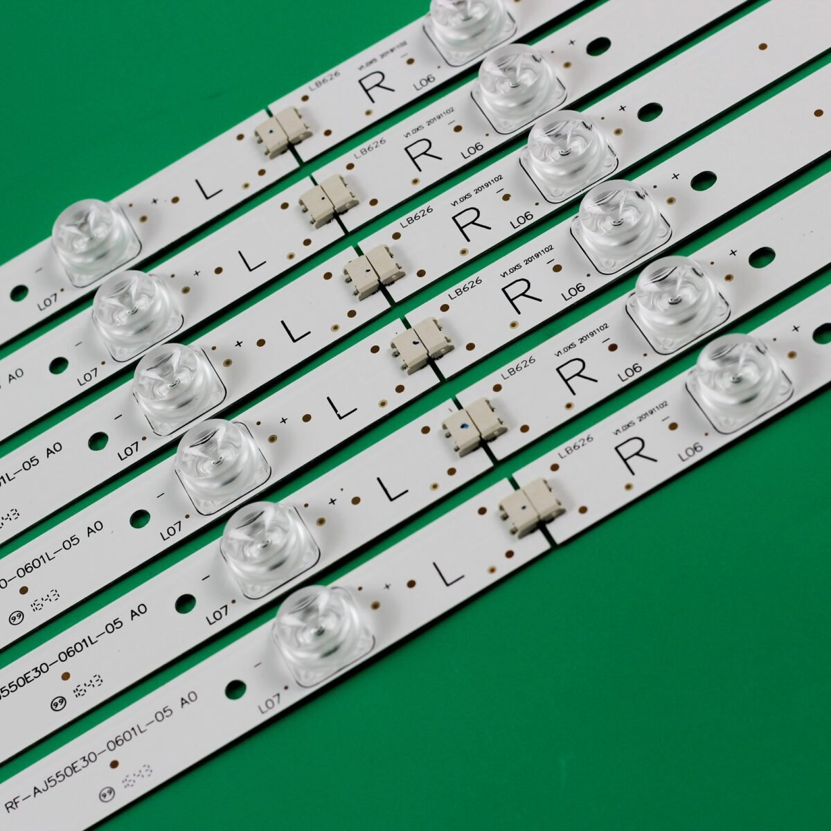 KIT TIRAS DE LED para Sharp LC-55CFE6241K LC-55CFE6241E 55CUF8462ES LC-55CUF8472ES LC-55CUF8372ES 55CUF8372KS LC-55CFE6452E 55CUG8462ES - Imagen 6