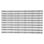 KIT TIRAS DE LED para Sharp 49''TV 6 RF-AJ490E30-0601S-07 A0 AJ490E32 02 A2 LC-49CUG8362KS 49CUF8372ES 49CUF8462ES