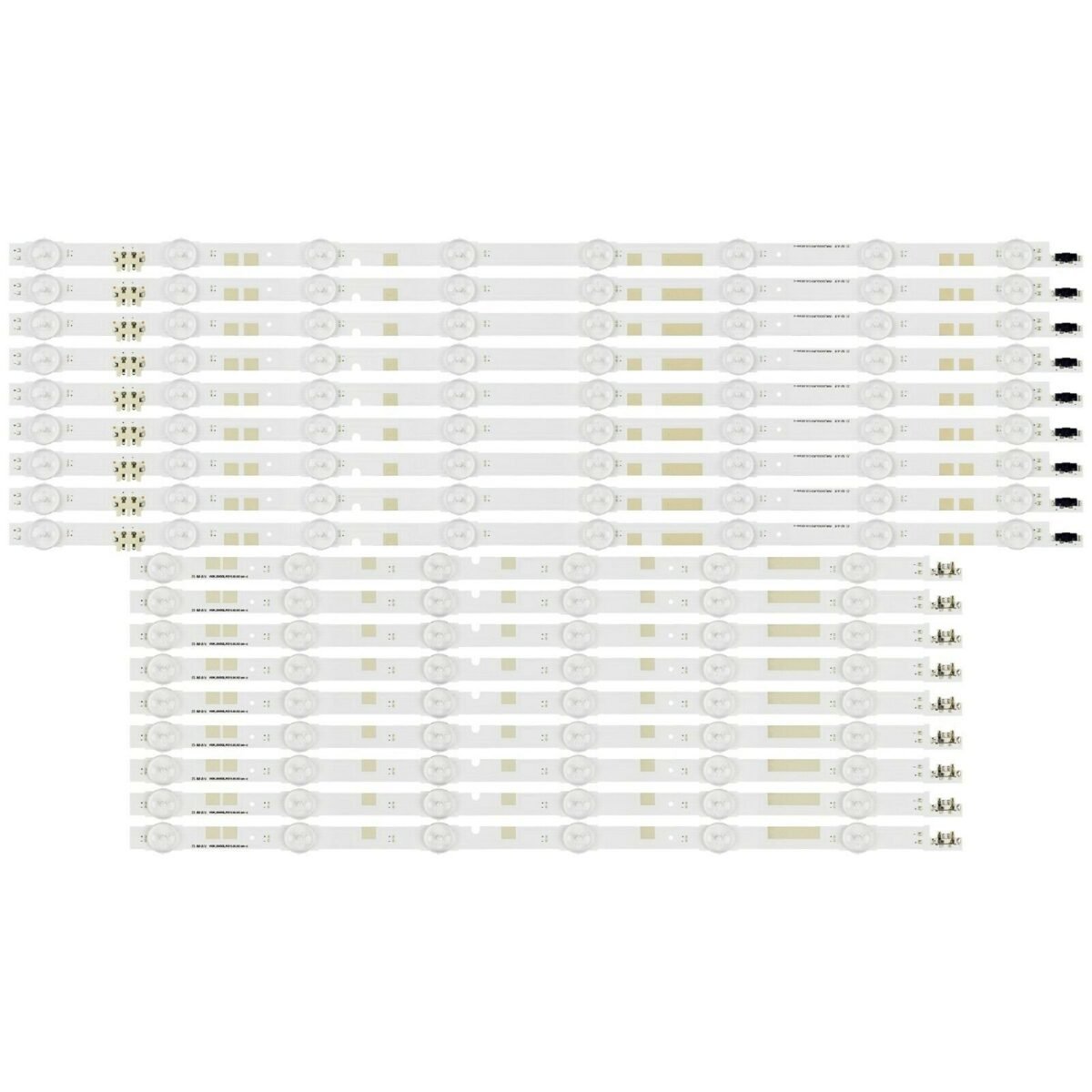 KIT TIRAS DE LED para SAMSUNG UA55JS7200 UE55JU6800 UE55JU6850 UE55JU6870U