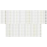 KIT TIRAS DE LED para SAMSUNG UA55JS7200 UE55JU6800 UE55JU6850 UE55JU6870U