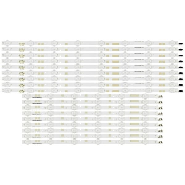 KIT TIRAS DE LED para SAMSUNG UA55JS7200 UE55JU6800 UE55JU6850 UE55JU6870U