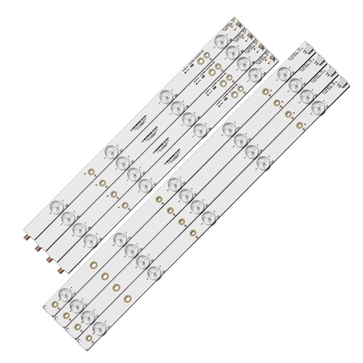KIT TIRAS DE LED para 40D3505T 40PFT5300/12 40PFT5300/60 40PFK4509/12 40PFH5300/88 KDL-40R350D NS-40D510NA15 - Imagen 2