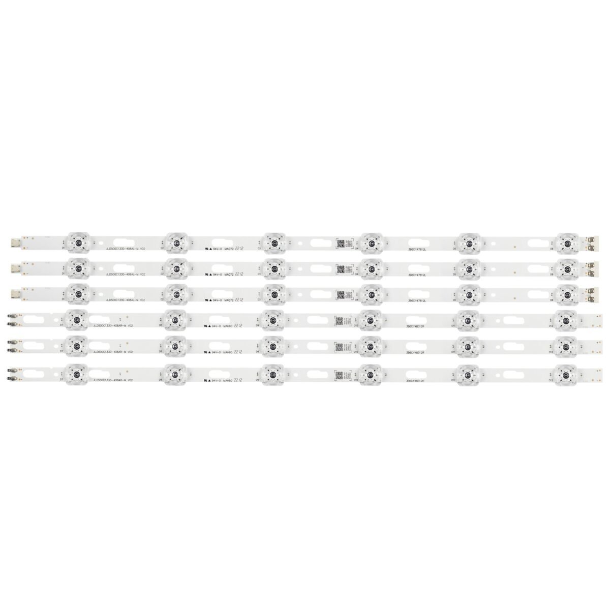KIT TIRAS DE LED para Samsung UE50TU7190 UE50TU7100 UN50TU8000 UN50TU8200 UN50TU7000 UE50TU8000 UE50TU7000 BN96-50317A 50318A