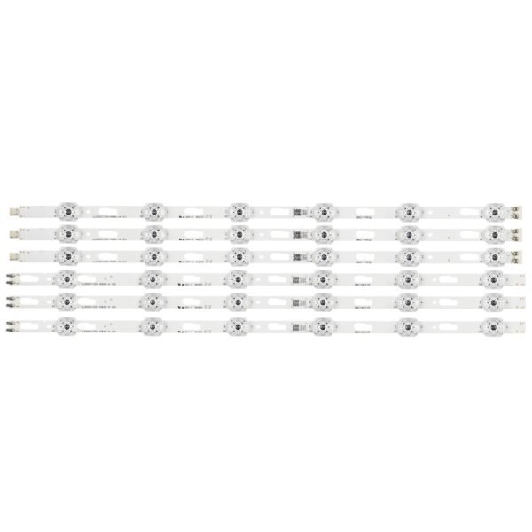 KIT TIRAS DE LED para Samsung UE50TU7190 UE50TU7100 UN50TU8000 UN50TU8200 UN50TU7000 UE50TU8000 UE50TU7000 BN96-50317A 50318A