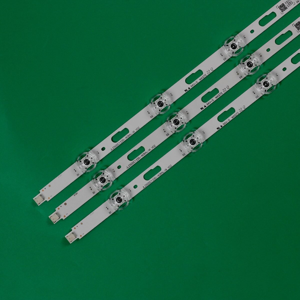 KIT TIRAS DE LED para Samsung UE50TU7190 UE50TU7100 UN50TU8000 UN50TU8200 UN50TU7000 UE50TU8000 UE50TU7000 BN96-50317A 50318A - Imagen 2