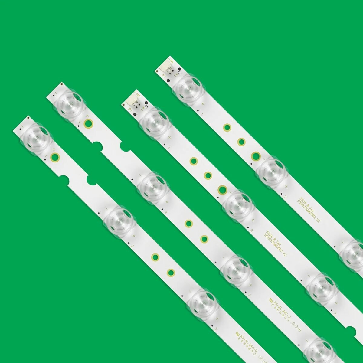 KIT TIRAS DE LED para 55S423TCAA 55S425LDAA, para 55UDDAA 55UD6306 55UV6016 55UD6406 55UD6406X1 55DB600 4C-LB5508-HR02J, GIC55LB111, GIC55LB112 - Imagen 2
