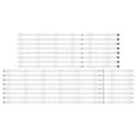 KIT TIRAS DE LED para UE65KU6079U, UE65JU6800, UE65JU7500, UE65JU7502, UE65JU7505, UE65JU7580, UE65JU7590, UE65KU6000, UE65KU6020