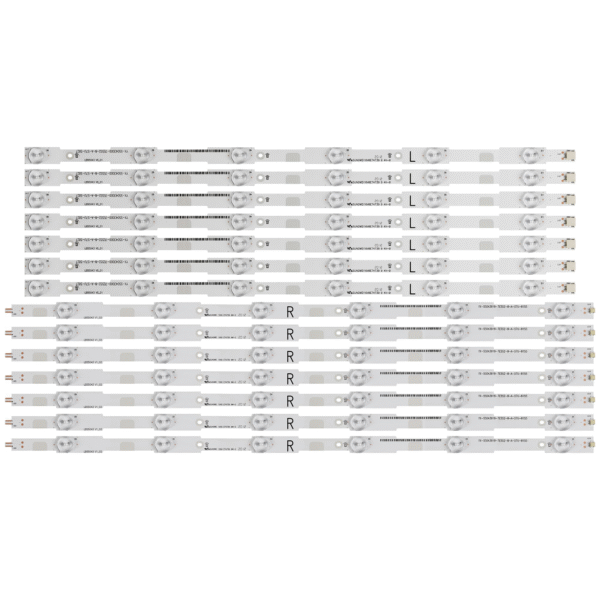 KIT TIRAS DE LED para PHILIPS 55PUH4900 55PUH6400 55PUK6400 55PUX6400 55PUT4900 55PUT6400 55HFL5010T/12 LB55037 V1 _ 03
