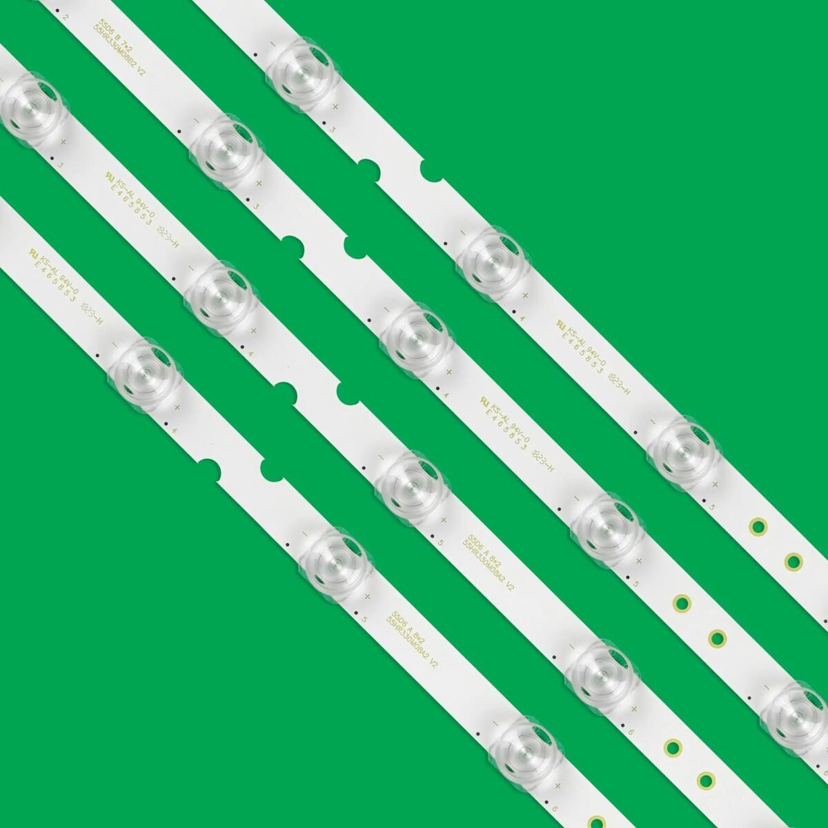 KIT TIRAS DE LED para 55S423TCAA 55S425LDAA, para 55UDDAA 55UD6306 55UV6016 55UD6406 55UD6406X1 55DB600 4C-LB5508-HR02J, GIC55LB111, GIC55LB112 - Imagen 3