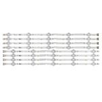 KIT TIRAS DE LED para UA49J5200AR, UN49j5200, UN49J5290, UN49J5290AG, HG49NJ477, UN50J5200, UN49M5200AF
