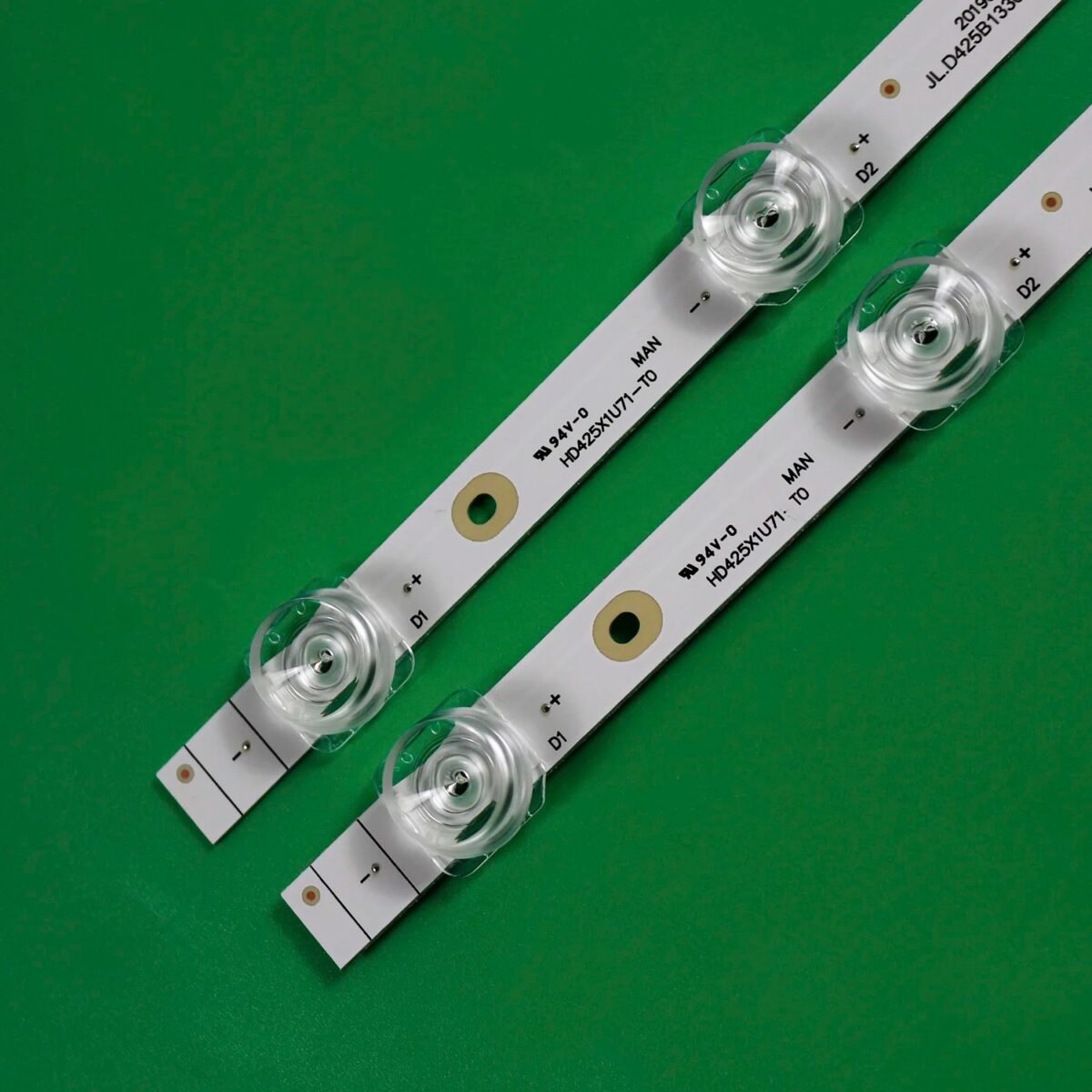 KIT TIRAS DE LED para Hisense 43U5069, 43A7000F, 43A7100F, 43A7300F, 43A7500F, 43A7100FTUK, H43A7300FTUK, HD430X1U81 - Imagen 2