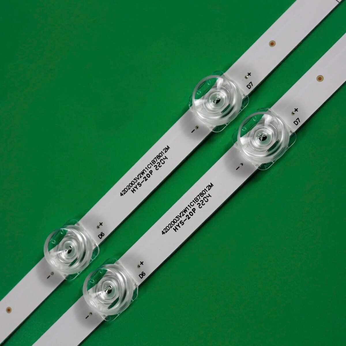 KIT TIRAS DE LED para Hisense 43U5069, 43A7000F, 43A7100F, 43A7300F, 43A7500F, 43A7100FTUK, H43A7300FTUK, HD430X1U81 - Imagen 3