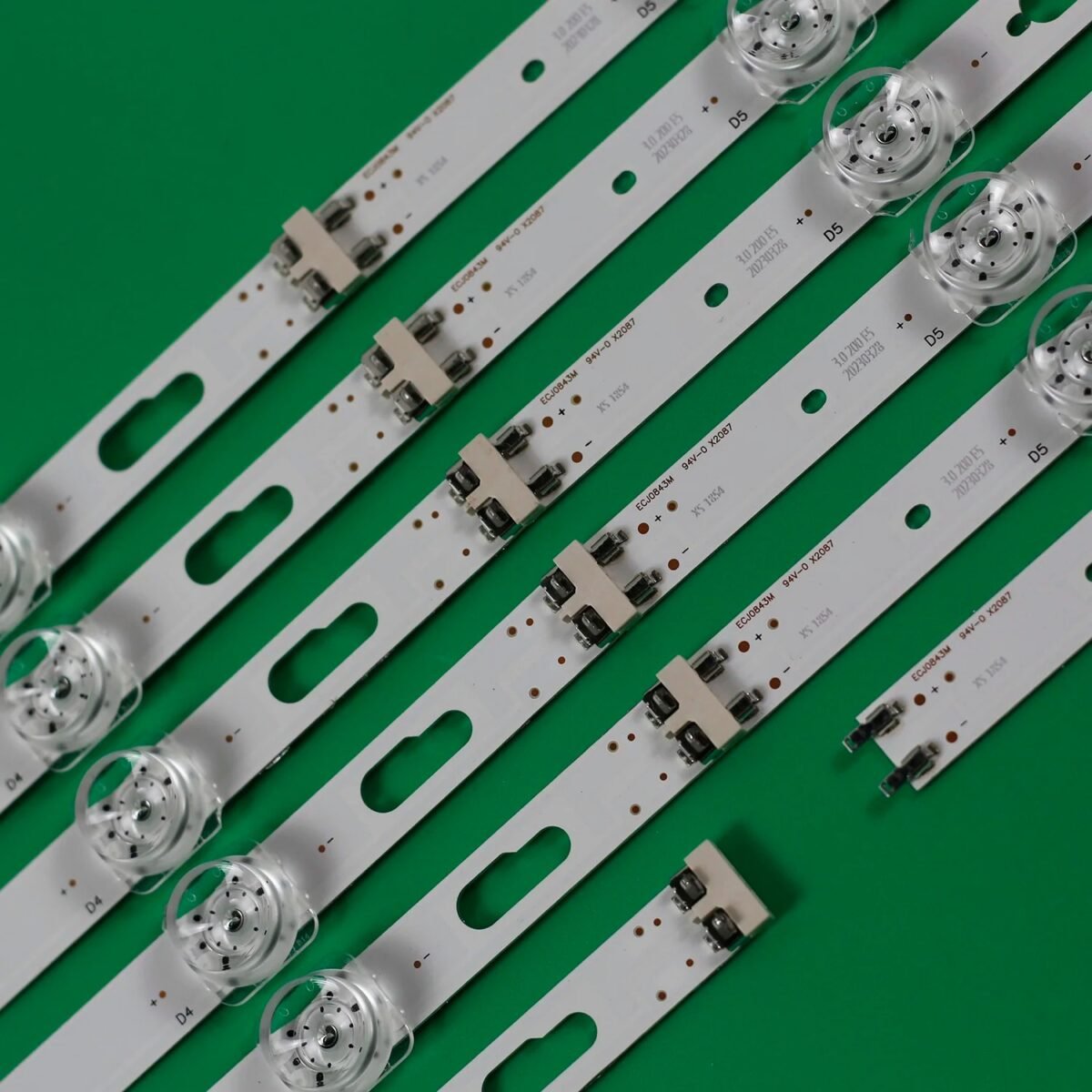 KIT TIRAS DE LED para UE75TU8000U UN75TU7000F UN75TU8000F UN75TU8200F UN75TU700DF UE75TU7005K CY-GT075HGEV3H LH75QETEPGC - Imagen 4
