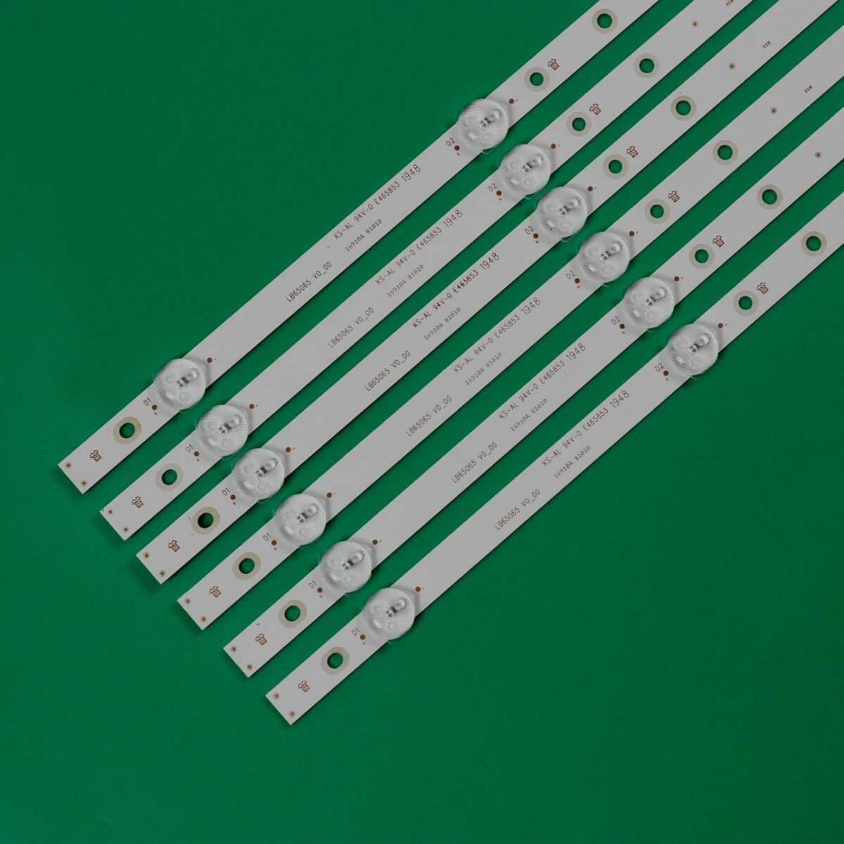 KIT TIRAS DE LED para 65PUS6554 LB65065 V0_00 V1 PHILIPS E4SW6518RKU E4ST6519RKU - Imagen 6