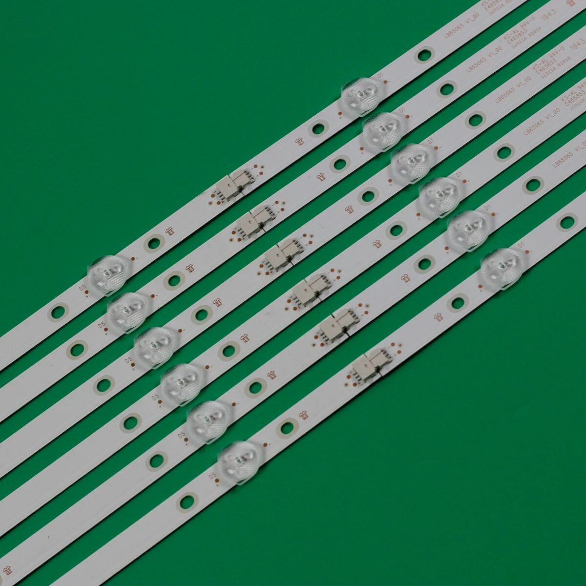 KIT TIRAS DE LED para 65PUS6554 LB65065 V0_00 V1 PHILIPS E4SW6518RKU E4ST6519RKU - Imagen 4
