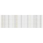 KIT TIRAS DE LED para TCL, 12, 75EB600, 75EP660, 75EP662, 75EP662X1, 75EP663, 75EP663X, 75S421, 75S423, 75S425, 75U6800C, 75S425LAC