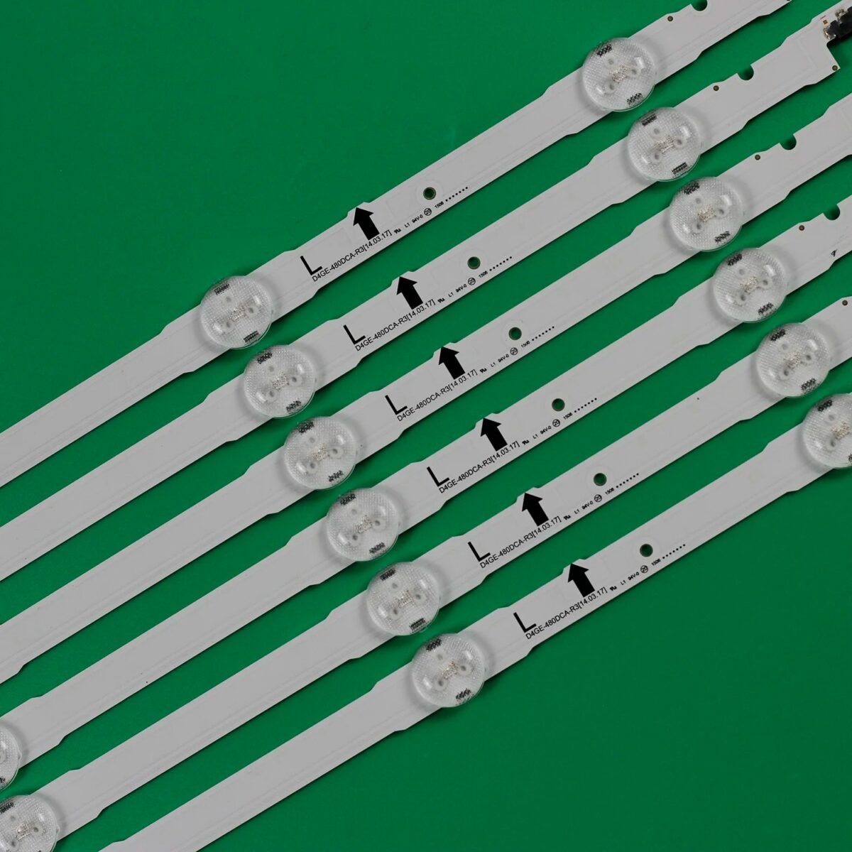 KIT TIRAS DE LED para UA48H5100AW UE48H5270AU UE48H5500AW UE48H5570SS UE48H6240AW UE48H6650 UE48H6648 UE48H6248 - Imagen 5