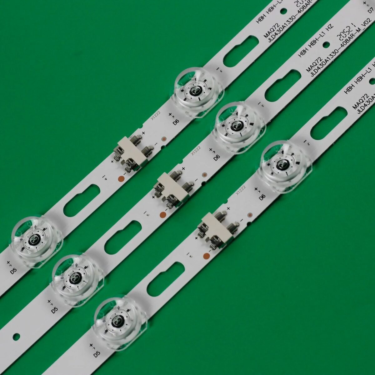 KIT TIRAS DE LED para UE43TU7090U, UE43TU8070U, UE43TU7100K, UE43TU8000, UA43TU7000, UA43TU8000, GU43TU8079U, CY-GT043HGAY1V - Imagen 2