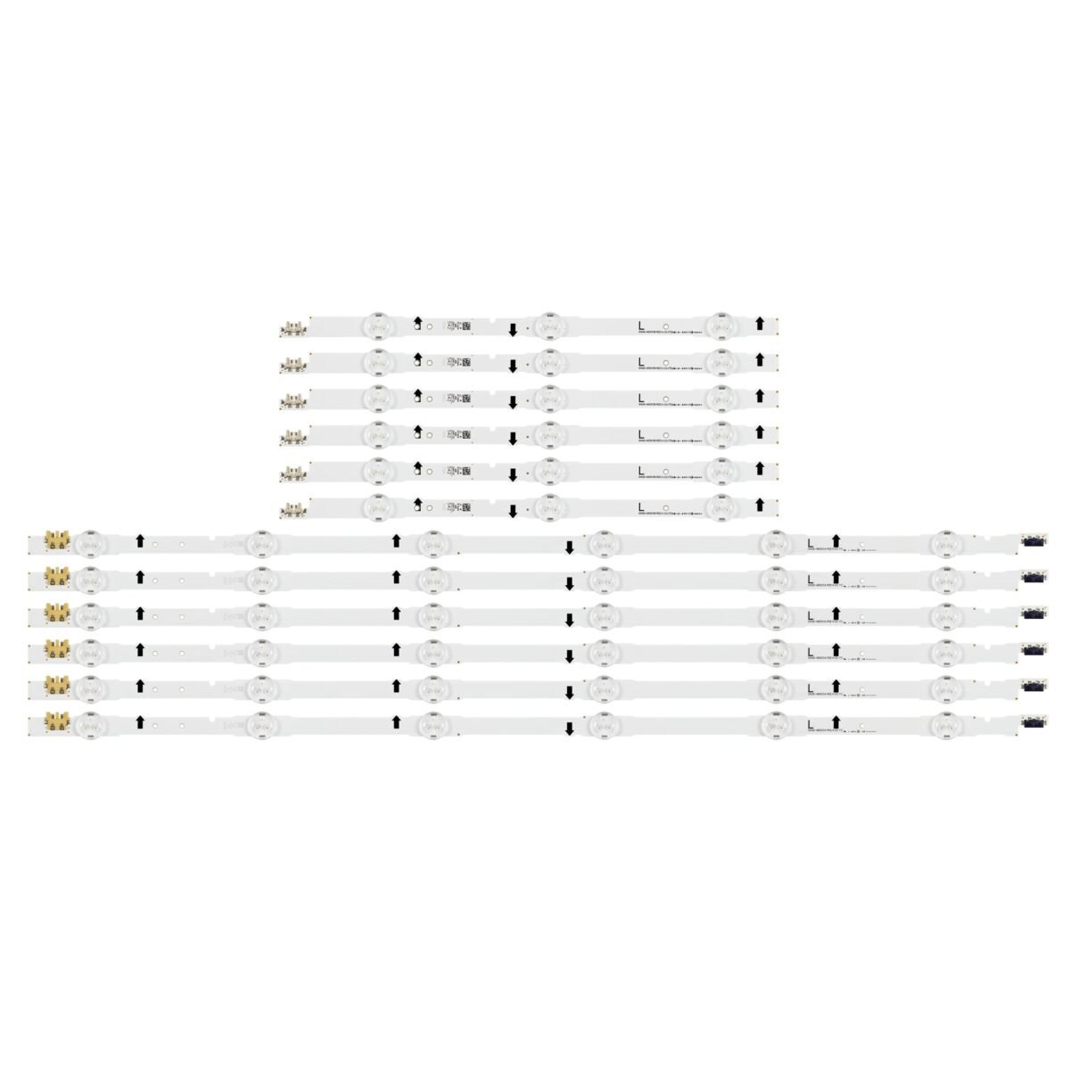 KIT TIRAS DE LED para UA48H5100AW UE48H5270AU UE48H5500AW UE48H5570SS UE48H6240AW UE48H6650 UE48H6648 UE48H6248