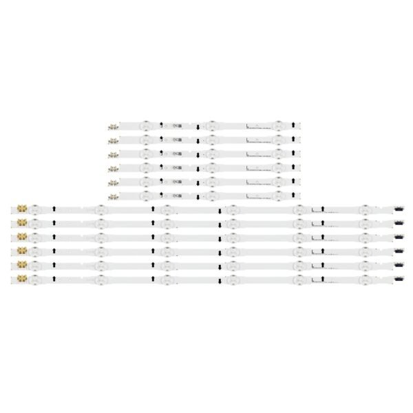 KIT TIRAS DE LED para UA48H5100AW UE48H5270AU UE48H5500AW UE48H5570SS UE48H6240AW UE48H6650 UE48H6648 UE48H6248