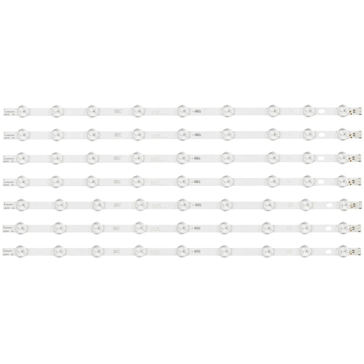 KIT TIRAS DE LED para TX-50A300E TX-50A300B 50HYT62U TE50275S20F1T10D VES500UNDC-2D-N01 VES500UNDA 50 NDV