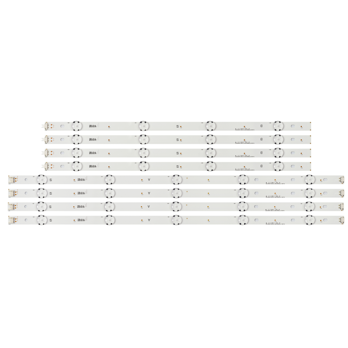 KIT TIRAS DE LED para LG 49UH610A 49UH6100 49LF5100 49UH6030 49UF640V 49UF6407 49LF510V LGE _ WICOP_49inchh _ UHD/FHD