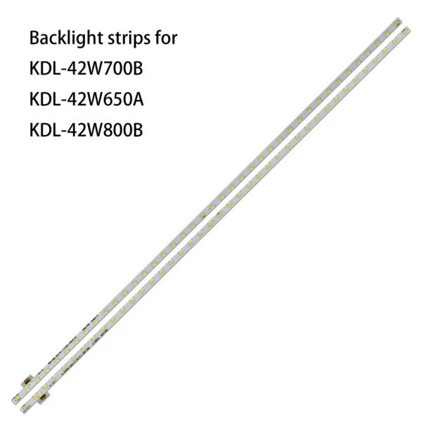 KIT TIRAS DE LED para SONY KDL-42W655A KDL-42W655D KDL42w655a KDL-42W650A 2 KDL-42W653A KDL-42W654A KDL-42W829B KDL-42W706B KDL-42W705B KDL-42W815B KDL-42W828B